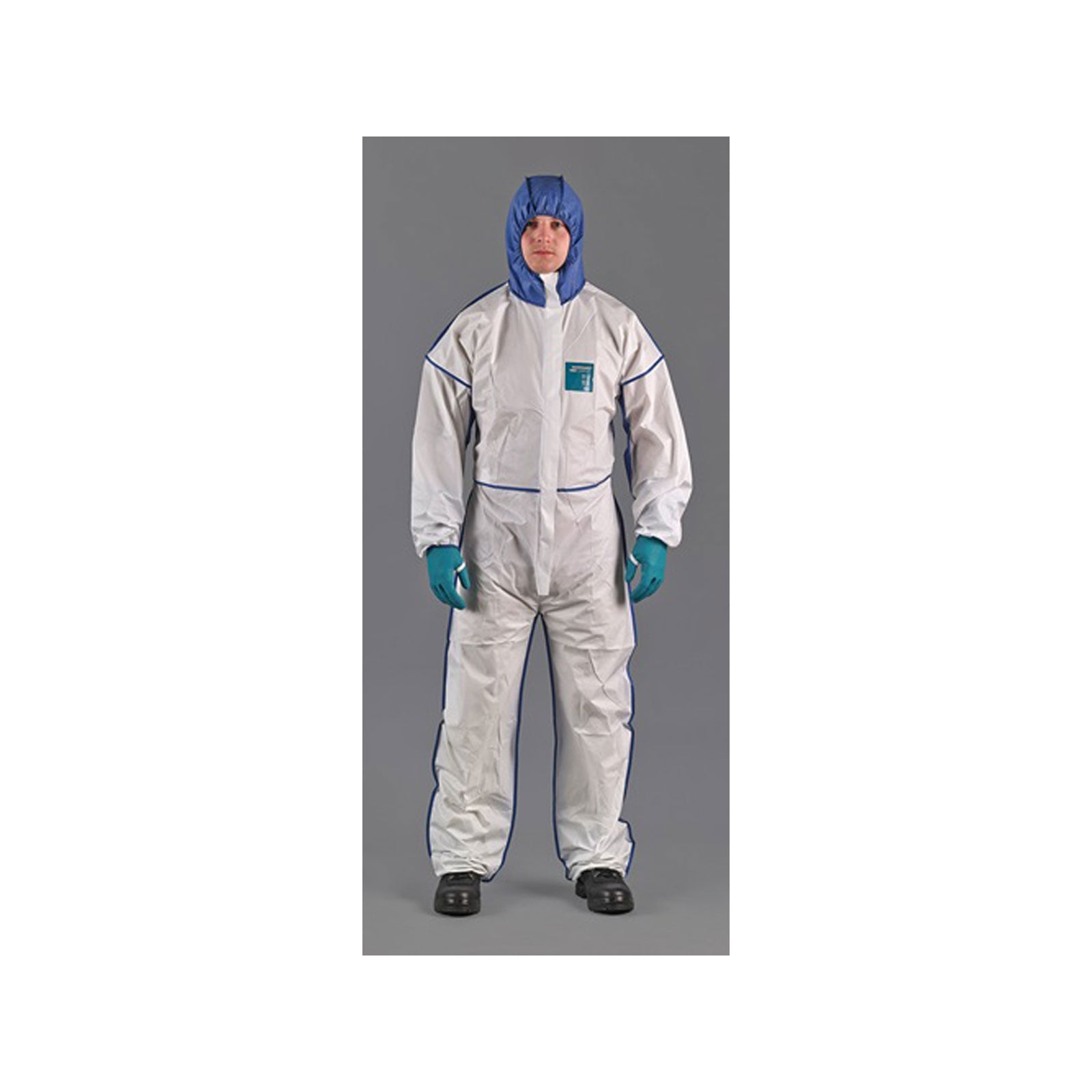 ANSELL Schutzoverall AlphaTec 1800 Comfort Gr.M weiß / blau PSA III - WN18B-00195-03