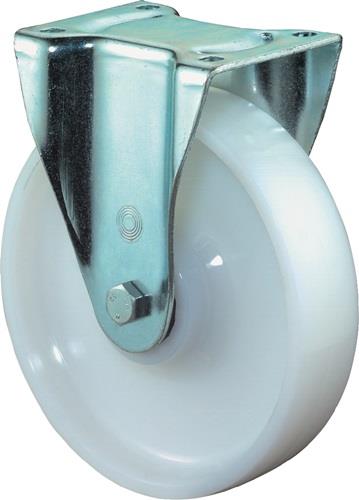 BS Rollen Schwerlast-Bockrolle mit Anschraubplatte Kunststoff Kugellager 125 mm 700 kg - L610.B15.125