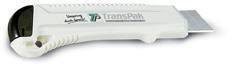 Cuttermesser m.Abbrechklinge weiß m.TP-Druck TRANSPAK