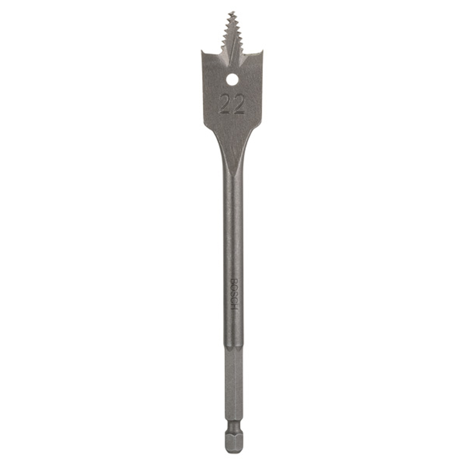 Bosch Flachfräsbohrer Self cut Sechskant D= 22,0 mm L= 152 mm - 2609255338