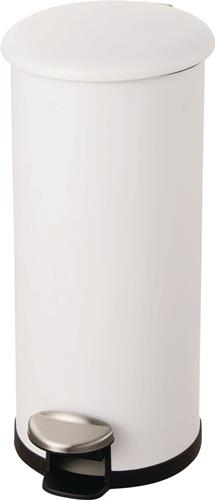 Tretabfallsammler Helit "the zinc" 20l D239xH566mm Stahl,pulv.weiß HELIT