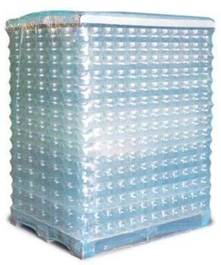 Schrumpfhaube Maße 1250+850x2000mm S.100µ PE transparent Seitenfalte TRANSPAK