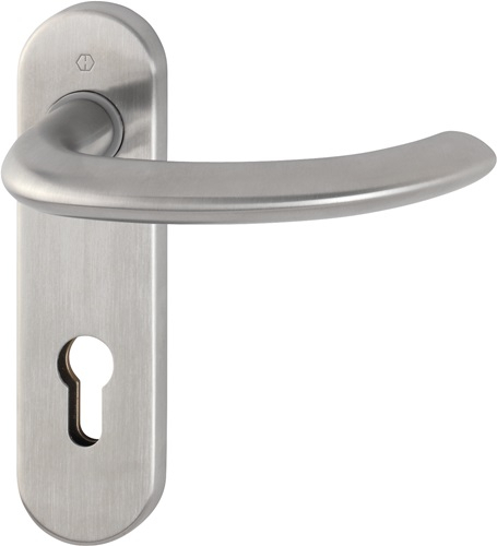HOPPE Kurzschildgarnitur Mar.E1138Z/353K VA F69 PZ rd Drückergrt - 3042265