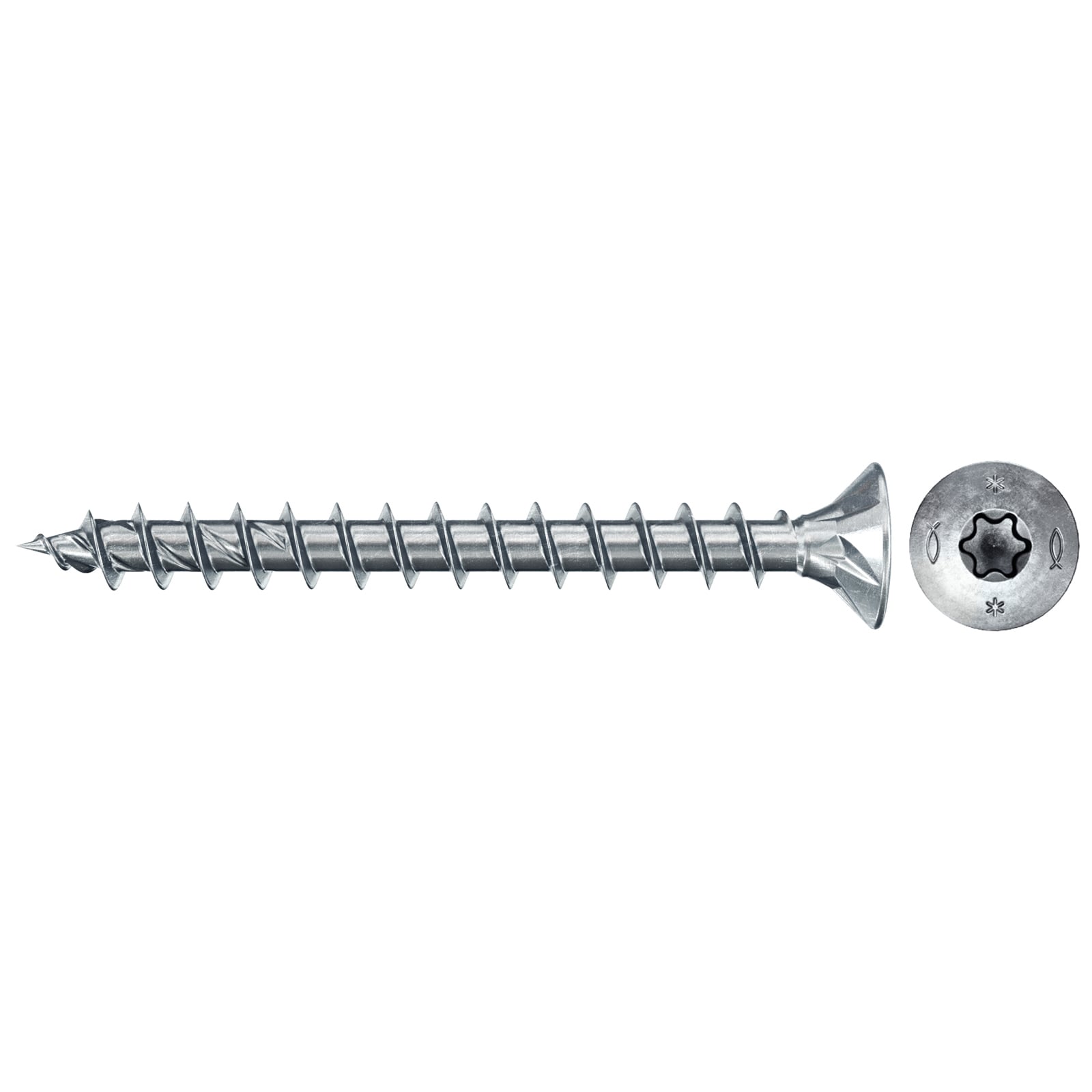 fischer Spanplattenschraube PowerFast FPF II CTF 3,5 x 25 BC 30 Senkkopf Innenstern TX Vollgew. - 577961