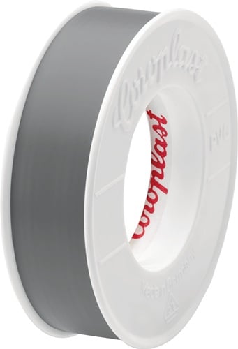COROPLAST Elektroisolierband 302 grau 10 m x 15 mm Rolle - 1660