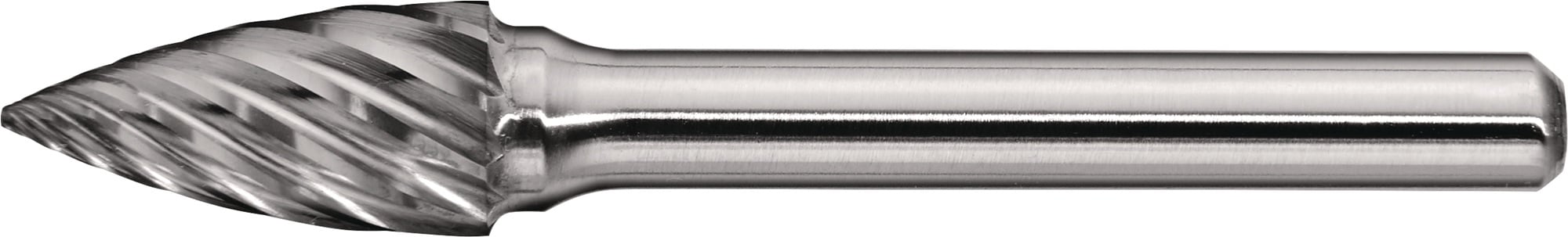 Frässtift SPG INOX D.6mm Kopf-L.16mm Schaft-D.6mm HM Verz.Normal,fein TECWERK