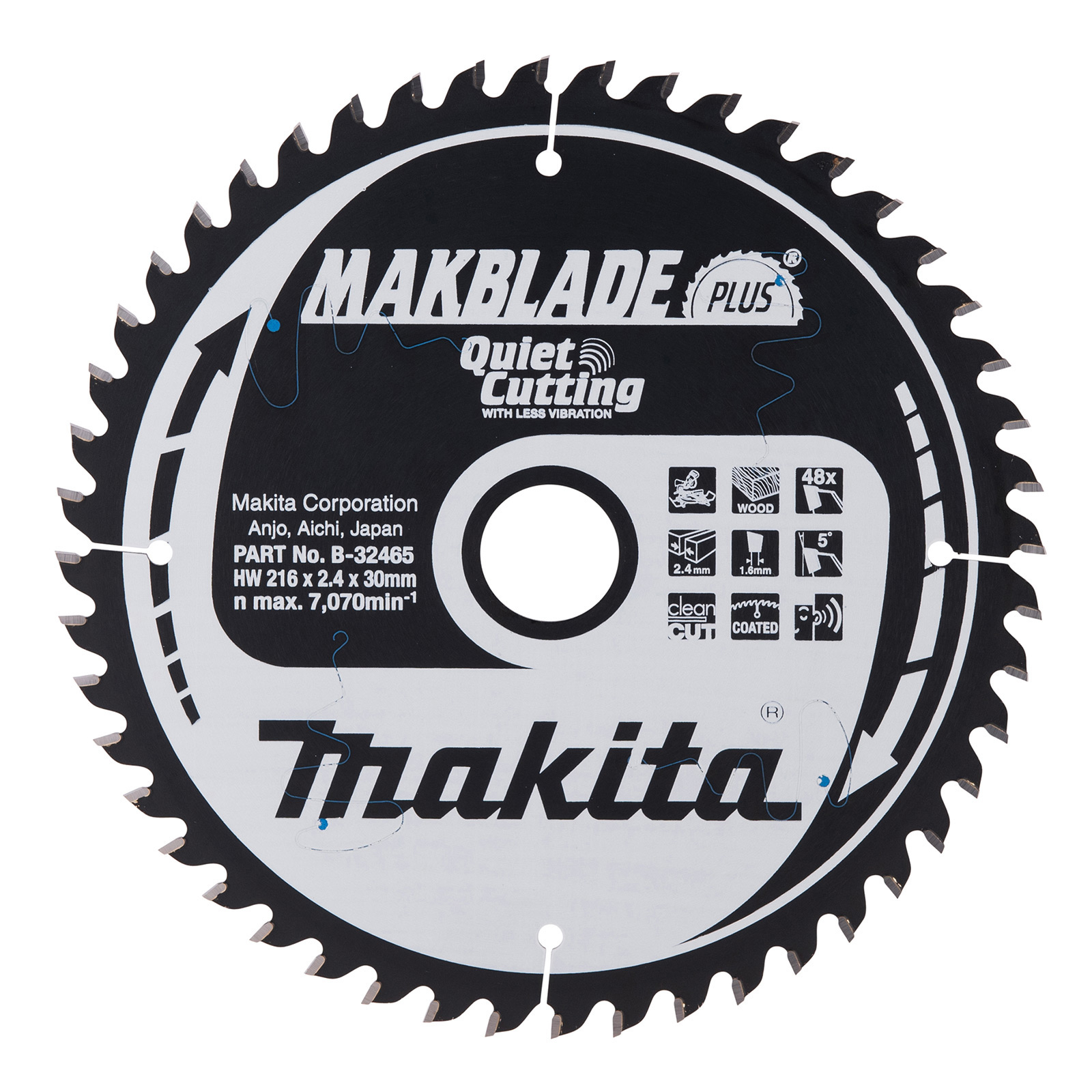 Makita MAKBLADE+ Sägeblatt 216x30x48Z - B-32465
