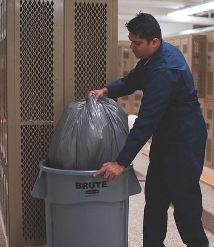 Rubbermaid Mehrzwecktonne weiß 38 l PE - FG261000WHT