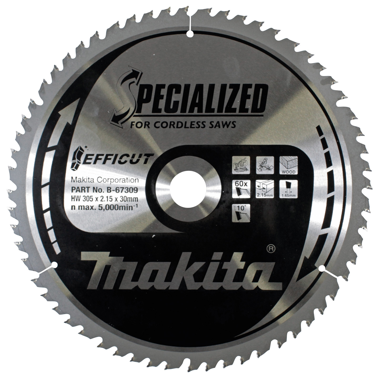 Makita EFFICUT Sägeblatt 305x30x60Z - B-67309