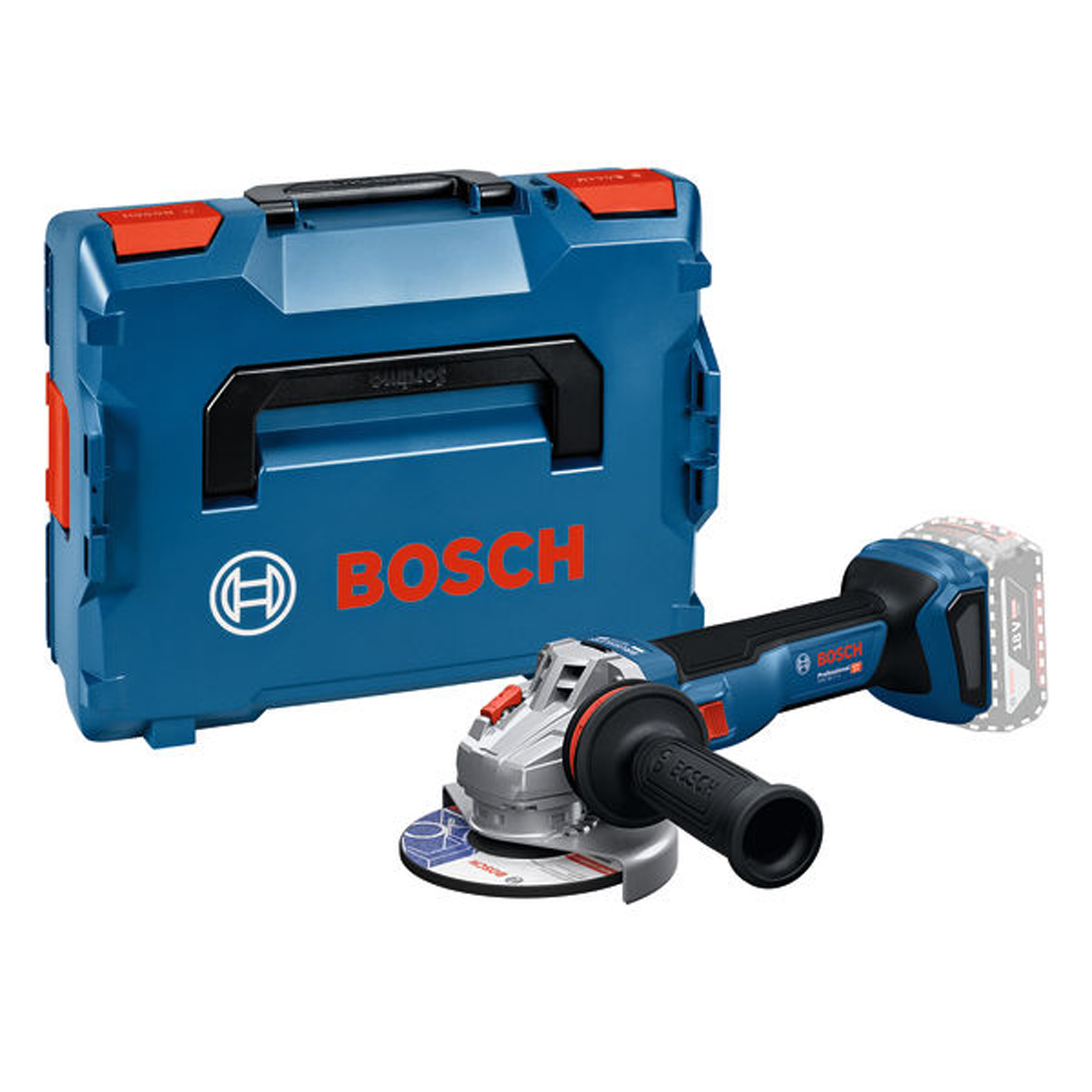 Bosch Akku-Winkelschleifer GWS 18V-11 S L-BOXX 136 - 06019N4001