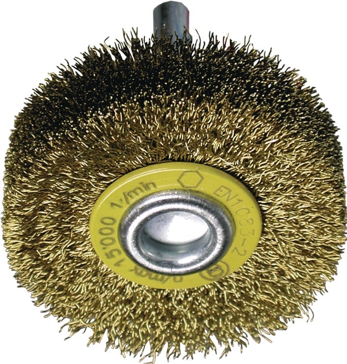 Rundbürste D.50mm Drahtstärke 0,2mm MS 17mm 15000min-¹ TECWERK