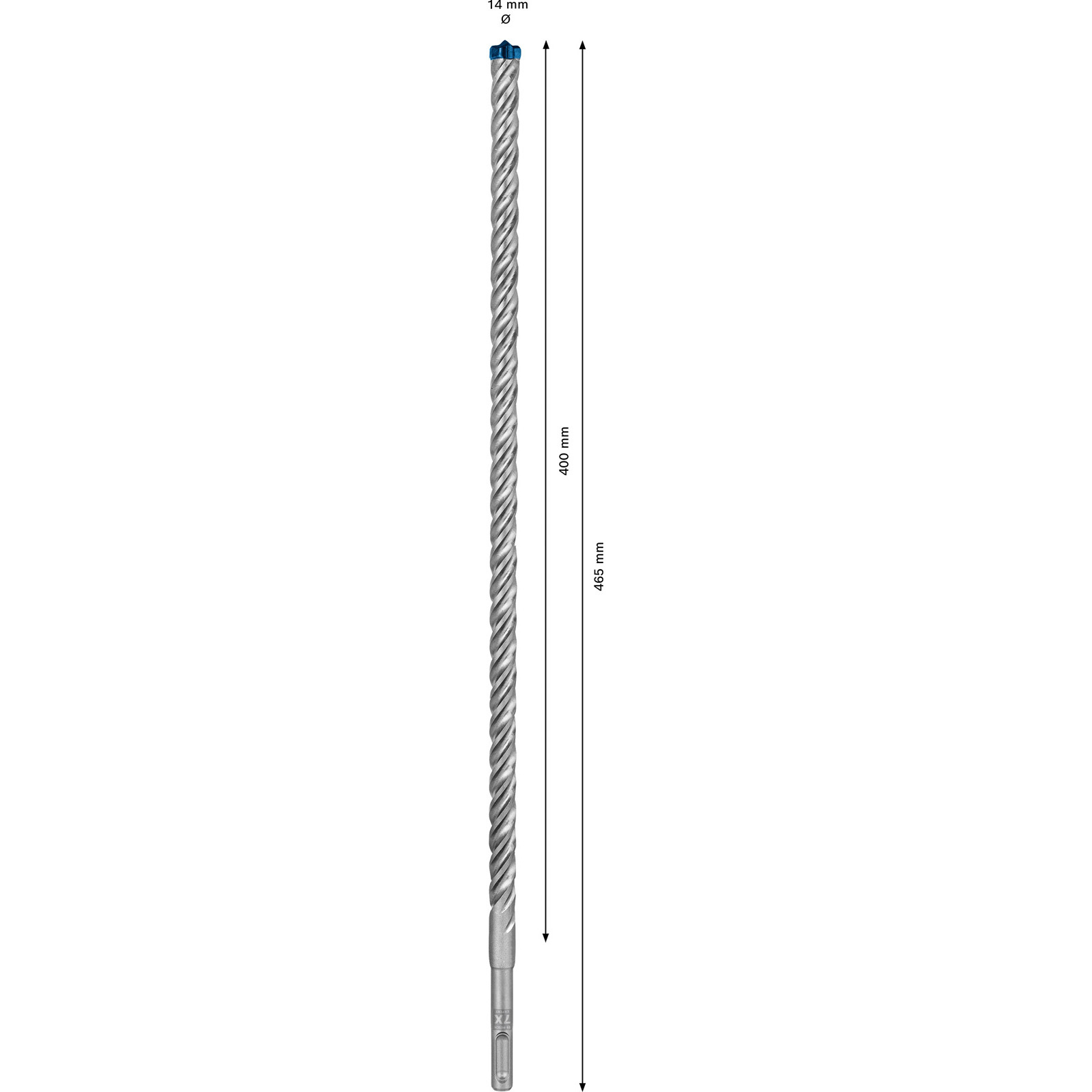 Bosch Expert SDS plus-7X Hammerbohrer 14 x 400 x 465 mm - 2608900124