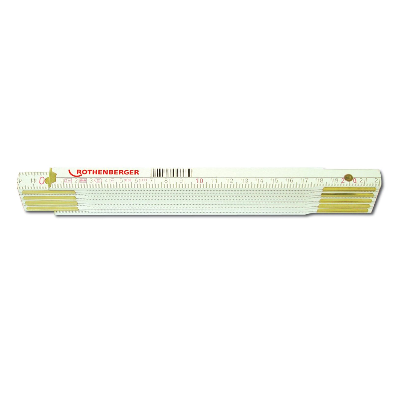ROTHENBERGER Holz-Gliedermaßstab, 2m  - 252100