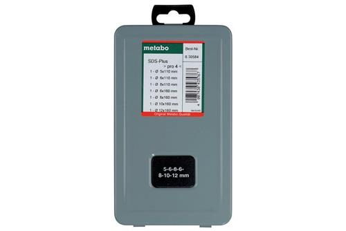 Hammerbohrersatz SDS-plus Pro 4 7-tlg.SDS-Plus Ku.-Kass.METABO