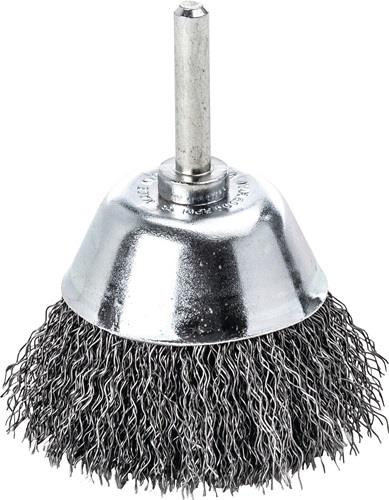 Lessmann Topfbürste Ø 50 mm Schaft 6 mm Drahtstärke 0,3 mm - 435162