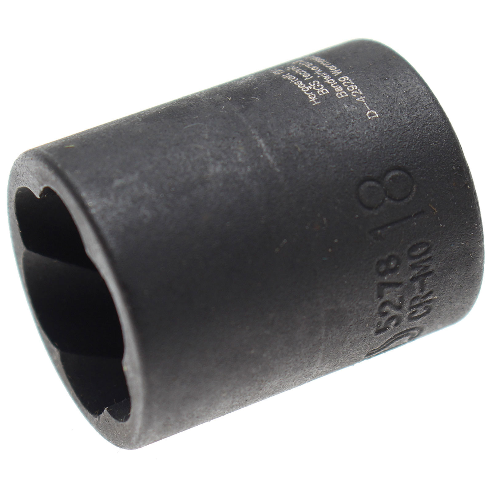 BGS Spiral-Profil-Steckschlüssel-Einsatz / Schraubenausdreher Antrieb Innenvierkant 10 mm (3/8") SW 18 mm - 5278