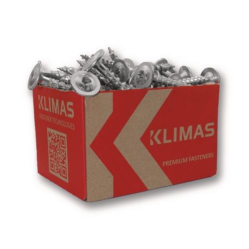 Tellerkopfschraube 6x80 Tellerkopf hell verz.TX30 KLIMAS