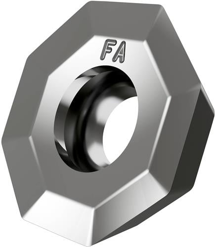Fräswendeschneidplatte ISO OEHT 0604AEFR-FA:HF7 Bohrungs-D. 5,5mm Farbe Silber