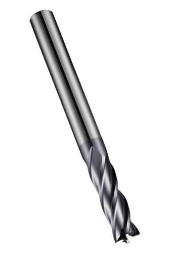 Schaftfräser S944 D.5mm Gesamt-L.50mm Schneiden-L.16mm HM TiAlN 30Grad Z.4