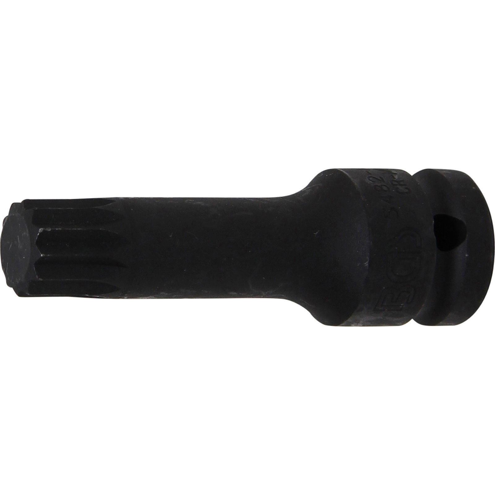 BGS Kraft-Bit-Einsatz Antrieb Innenvierkant 12,5 mm (1/2") Innenvielzahn (für XZN) M16 - 5482-M16