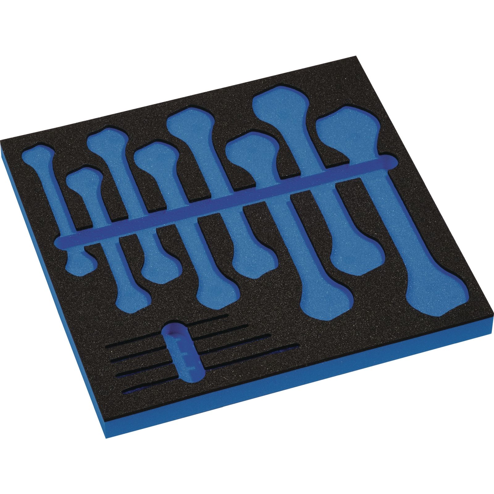 Werkzeugmodul Leereinlage 2/3-Modul 2000 871 232 12-tlg.TECWERK