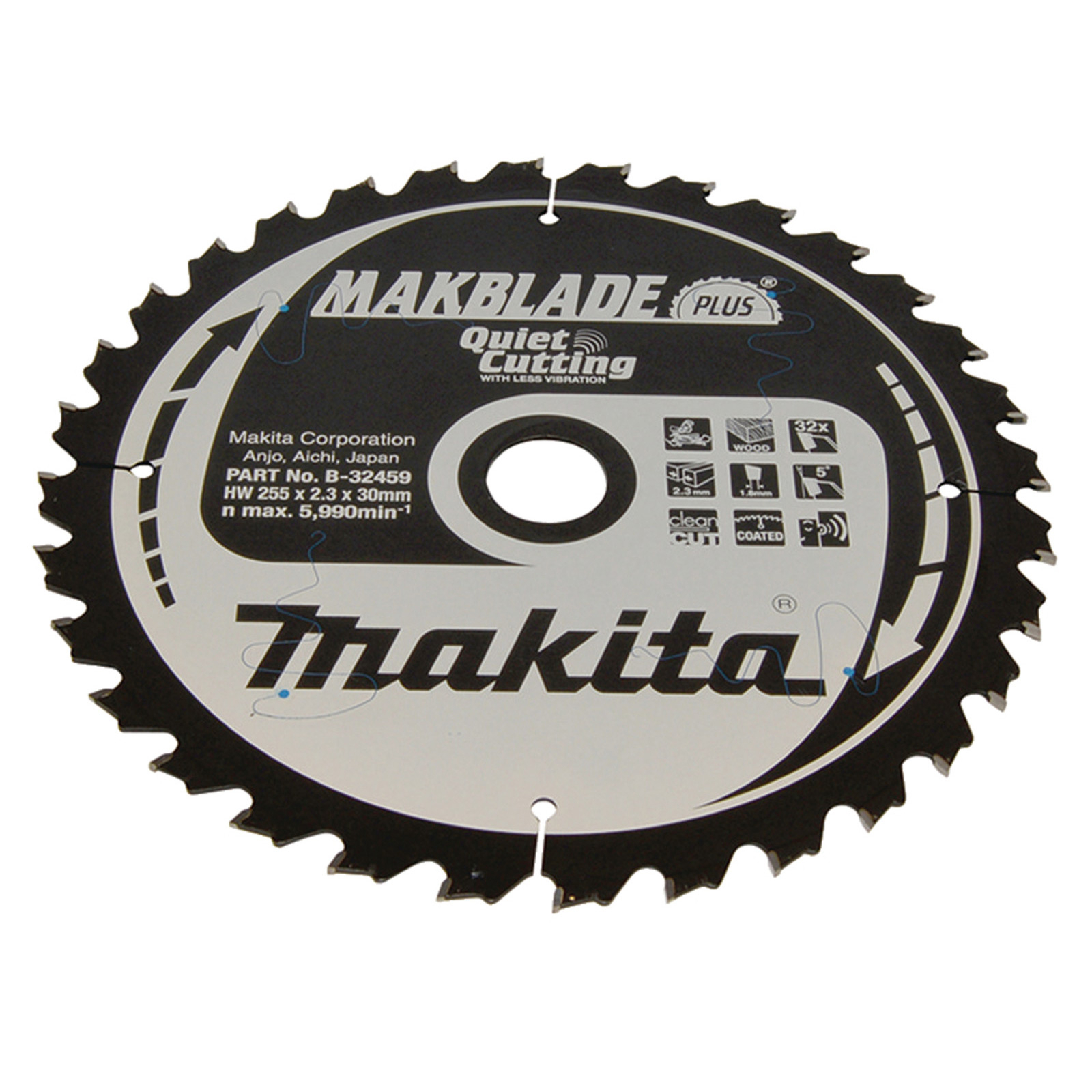 Makita MAKBLADE Sägeblatt 255x30x32Z - B-32459