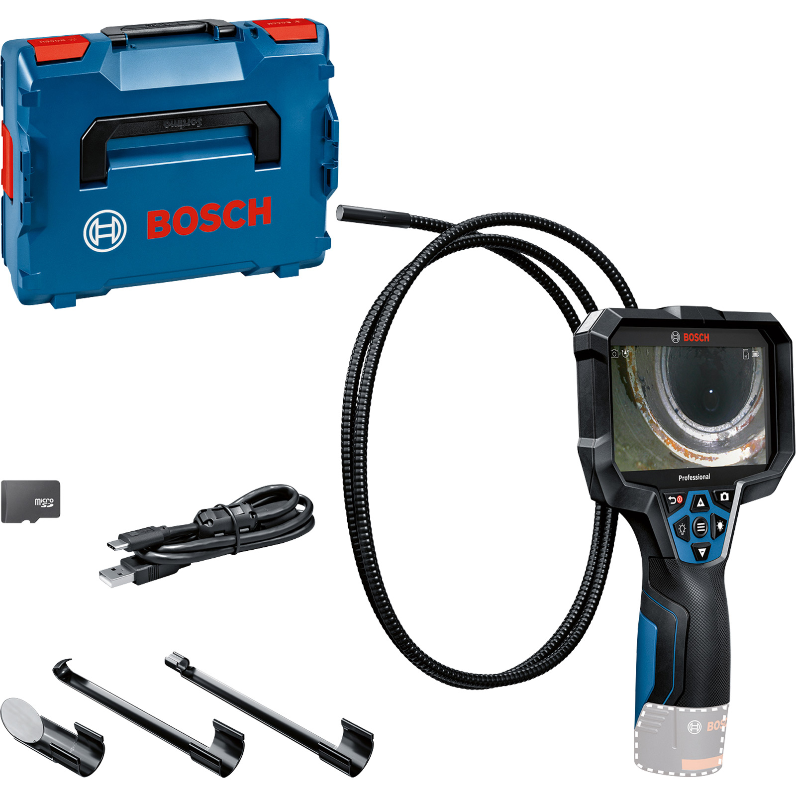 Bosch Inspektionskamera GIC 12V-5-27 C Solo in L-Boxx - 0601241402