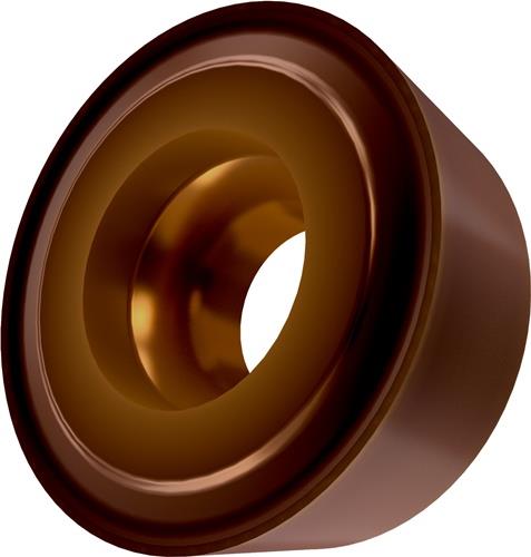 Drehwendeschneidplatte ISO RCMT 0803MOE-UR:T8430 D. 3,4mm PVD beschichtet