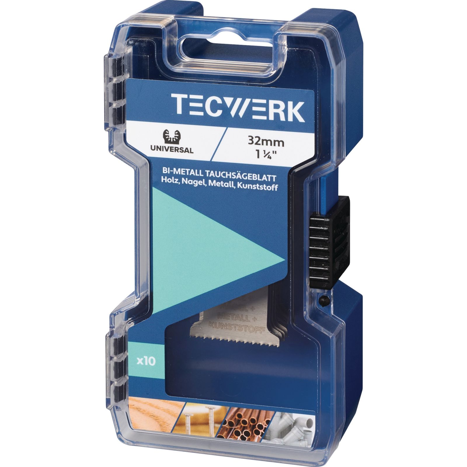 Tauchsägeblätter B.32mm Eintauch-T.51mm 10 St.Univ.TECWERK