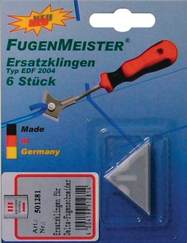 Ersatzmesser Fugenmeister Delta 6 Stück auf SB-Karte - 501281