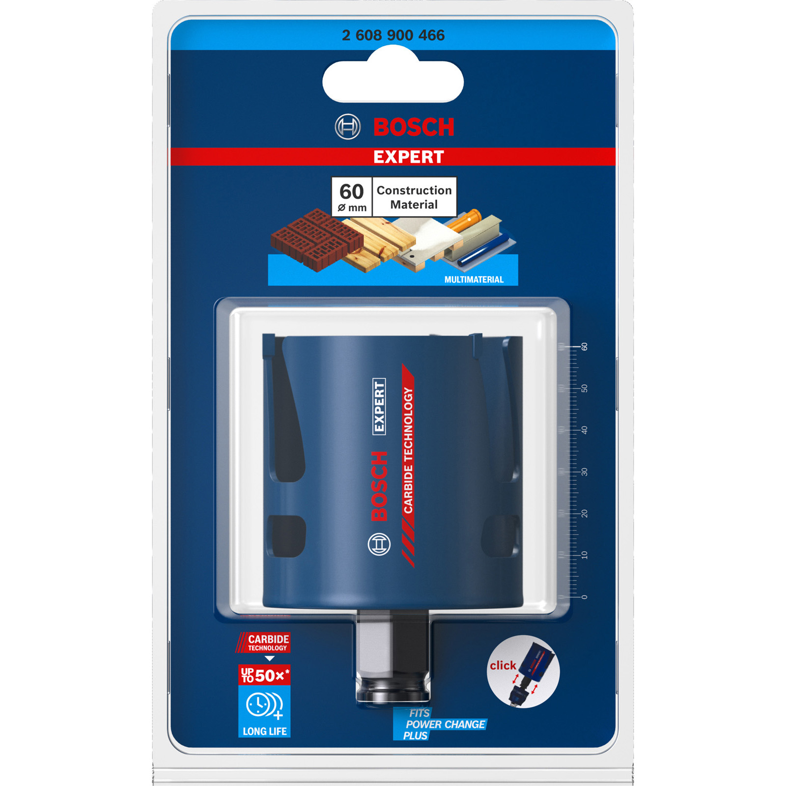 Bosch Expert Construction Material Lochsäge 60 x 60 mm - 2608900466