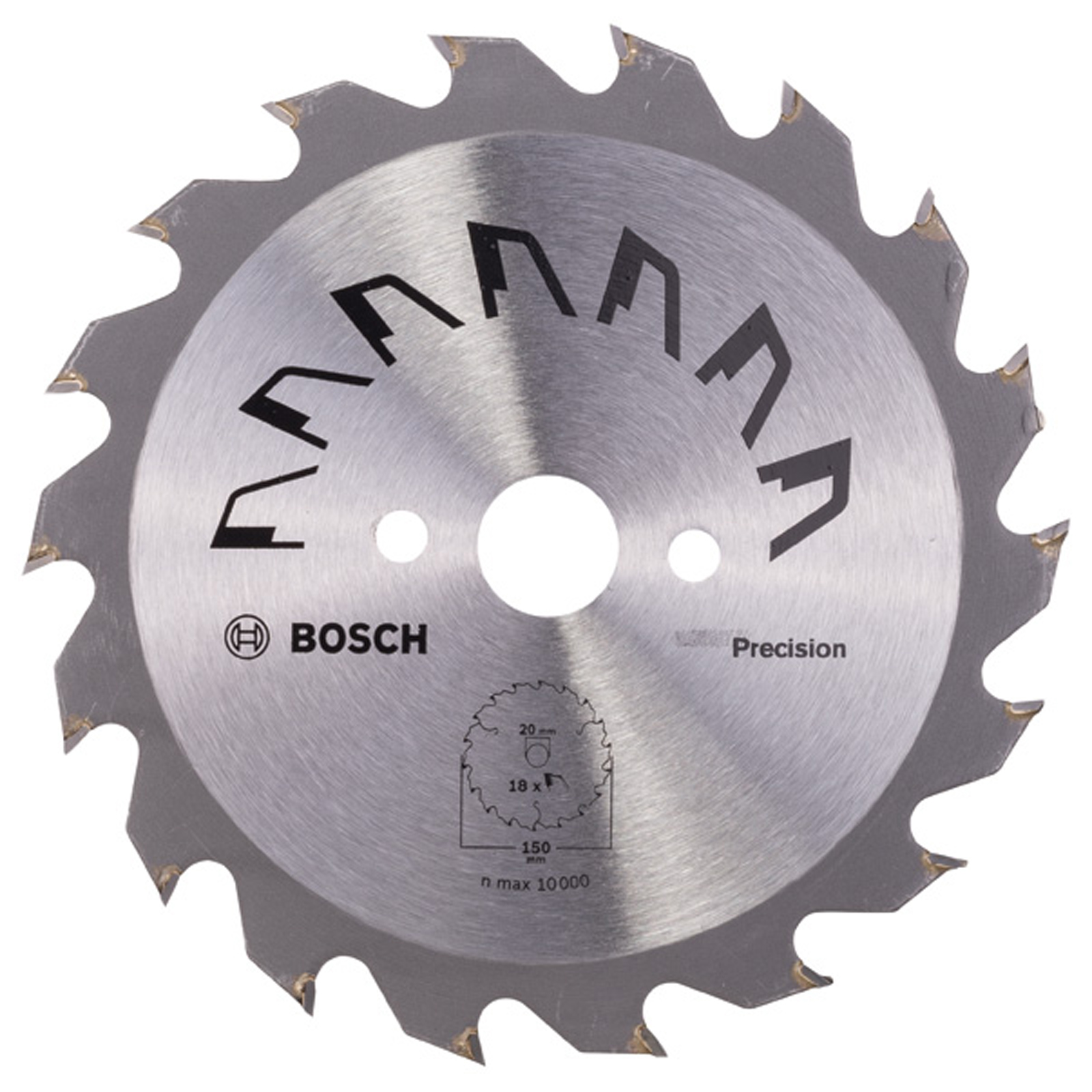 Bosch Kreissägeblatt PRECISION D= 150 mm Bohrung= 20 mm Z= 18 - 2609256852