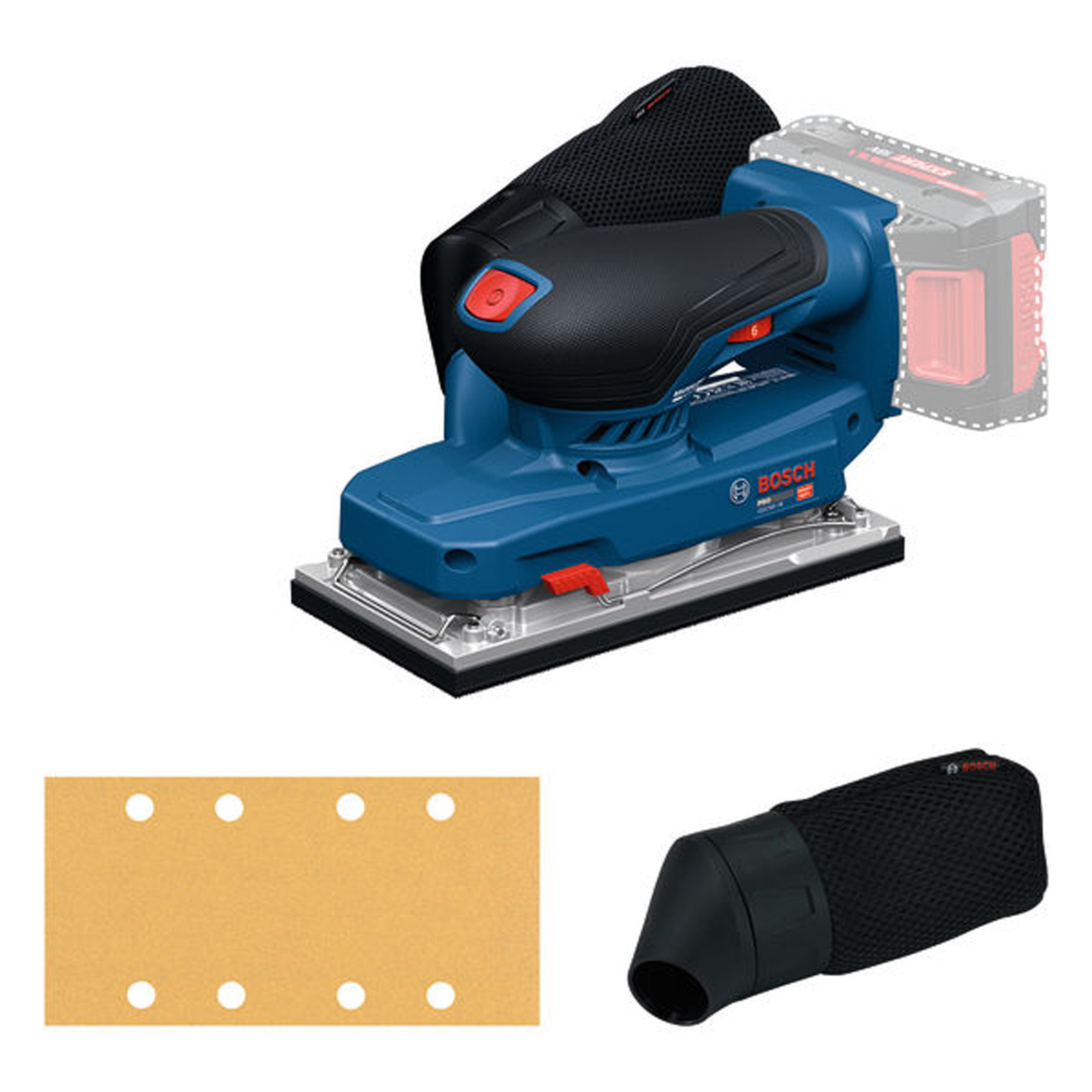 Bosch Schwingschleifer GSS18V-18 - 06019R7000
