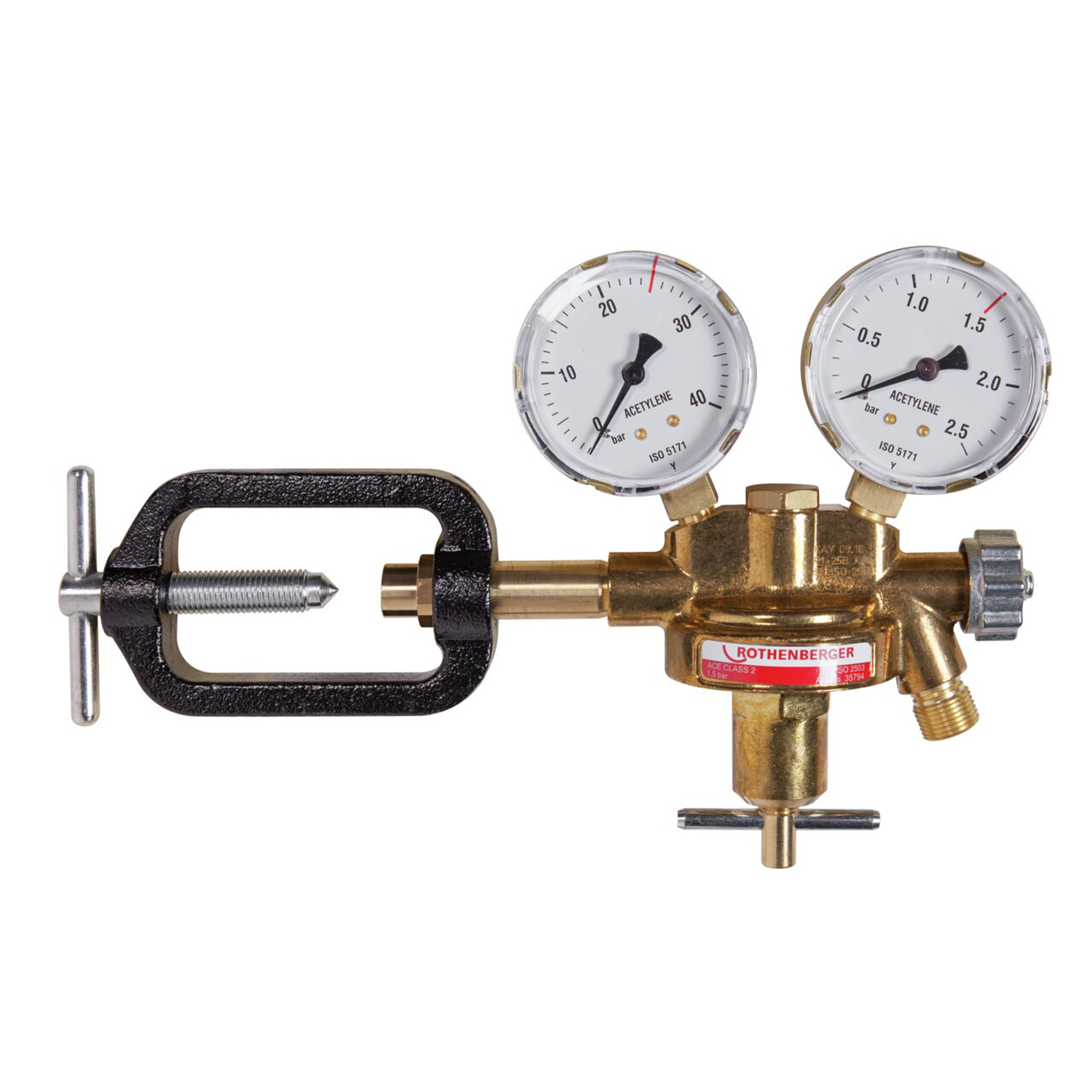 ROTHENBERGER Acetylen-Druckminderer, DIN 8546  - 35794