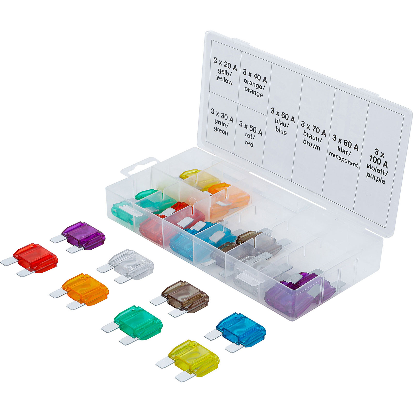 BGS KFZ-Sicherungs-Sortiment Maxi 24tlg. - 8127