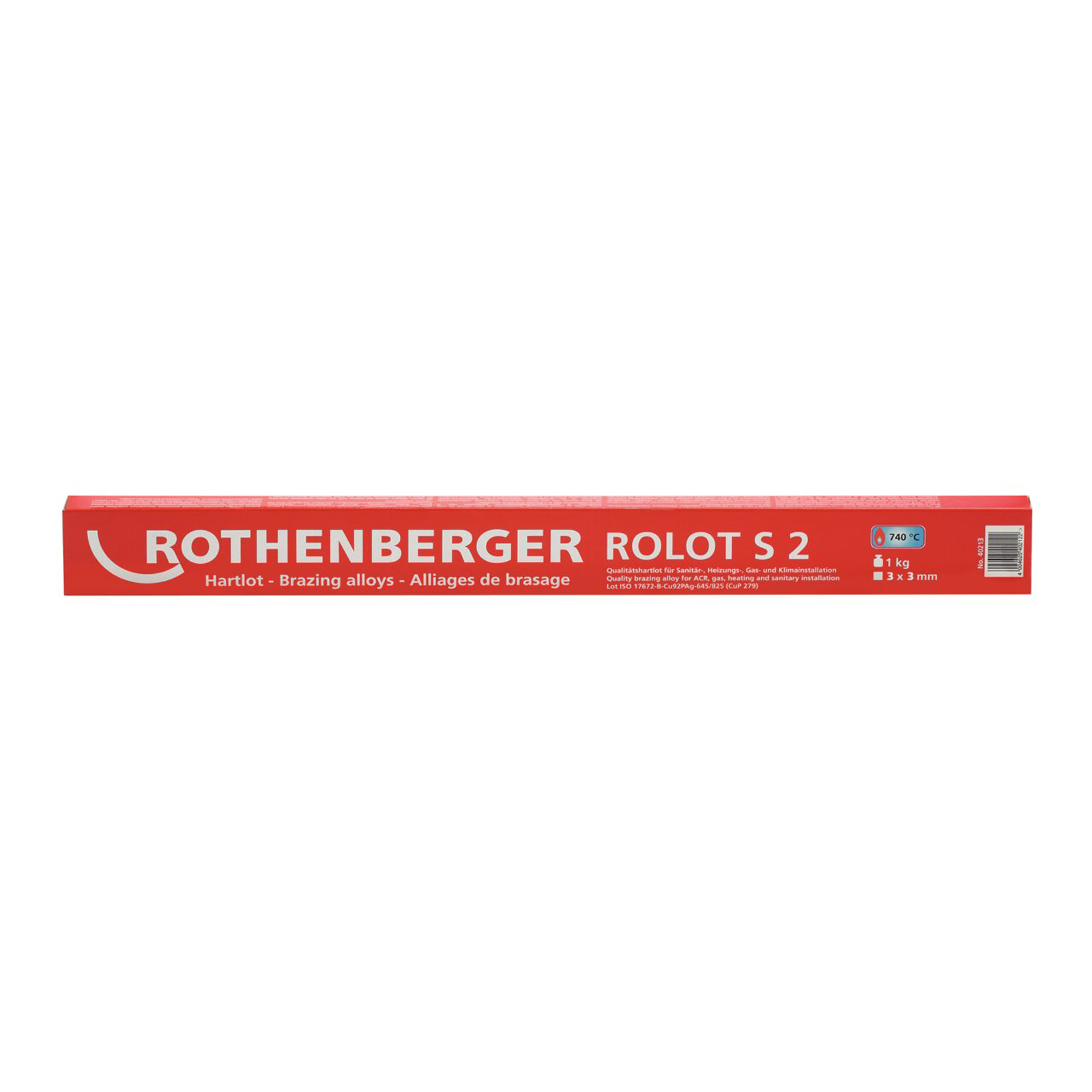 ROTHENBERGER ROLOT S2, nach ISO 17672, 3x3x500mm, 1kg - 40213