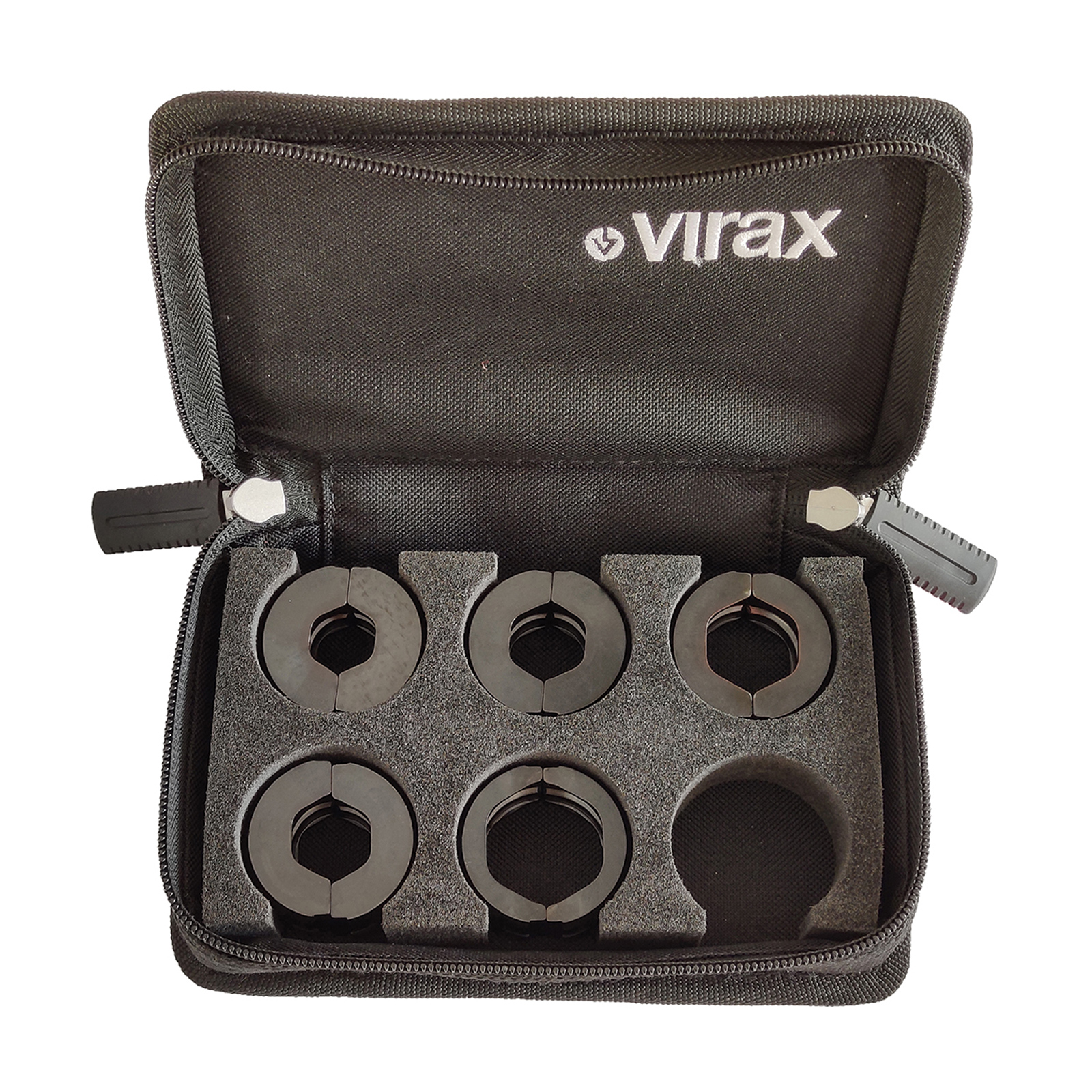 VIRAX Set Presszangen Profil V 12-15-18-22-28 für Pressmaschine P25+ - 990055