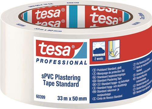 TESA PVC Putzband 60399 Standard weiß 33 m x 50 mm - 60399-00005-00