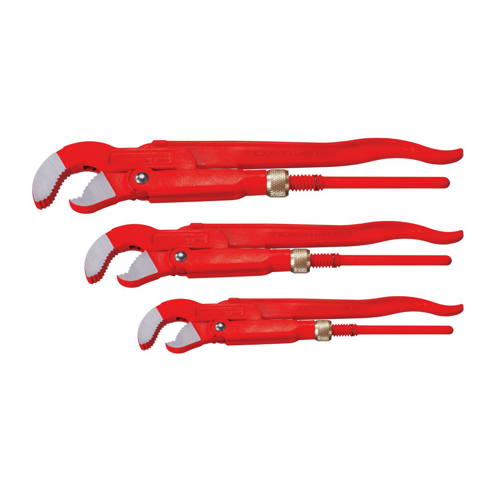 ROTHENBERGER Zangenset: Eckrohrzange 1" - 1 1/2" - 2" - 070130X
