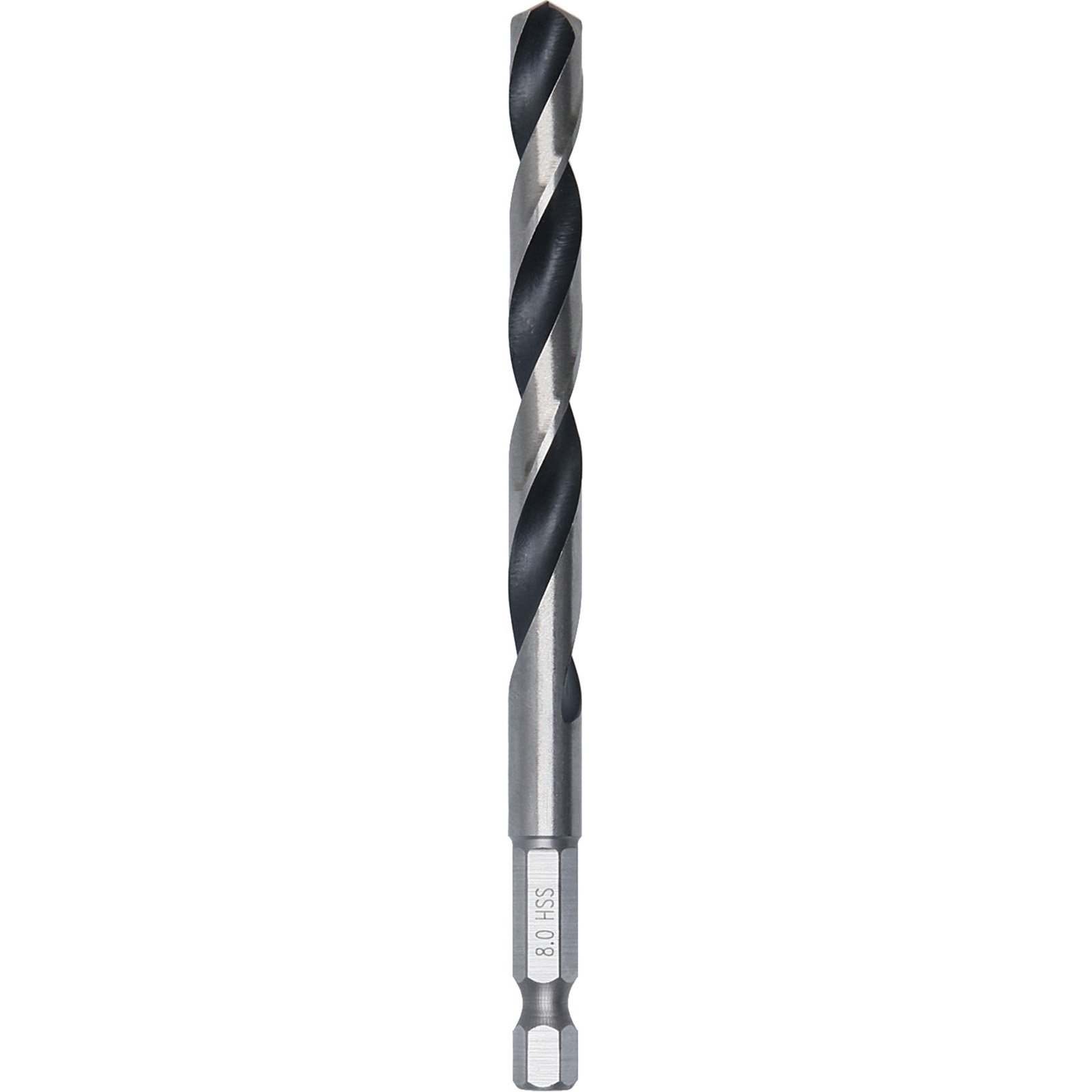 Bosch 1x HSS PointTeQ Hex Sechskantbohrer 8 x 75 x 117 mm - 2608577533