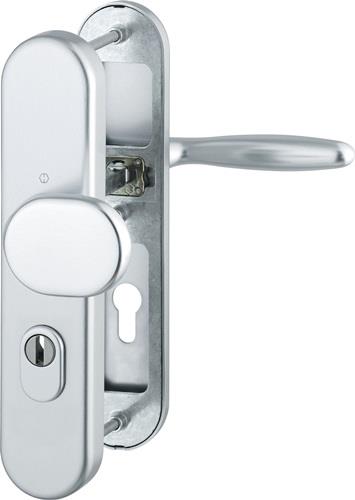 HOPPE Schutzwechselgarnitur Verona 86G/3332ZA/3310/1510 Alu.F1 72mm 42-47mm - 3668410