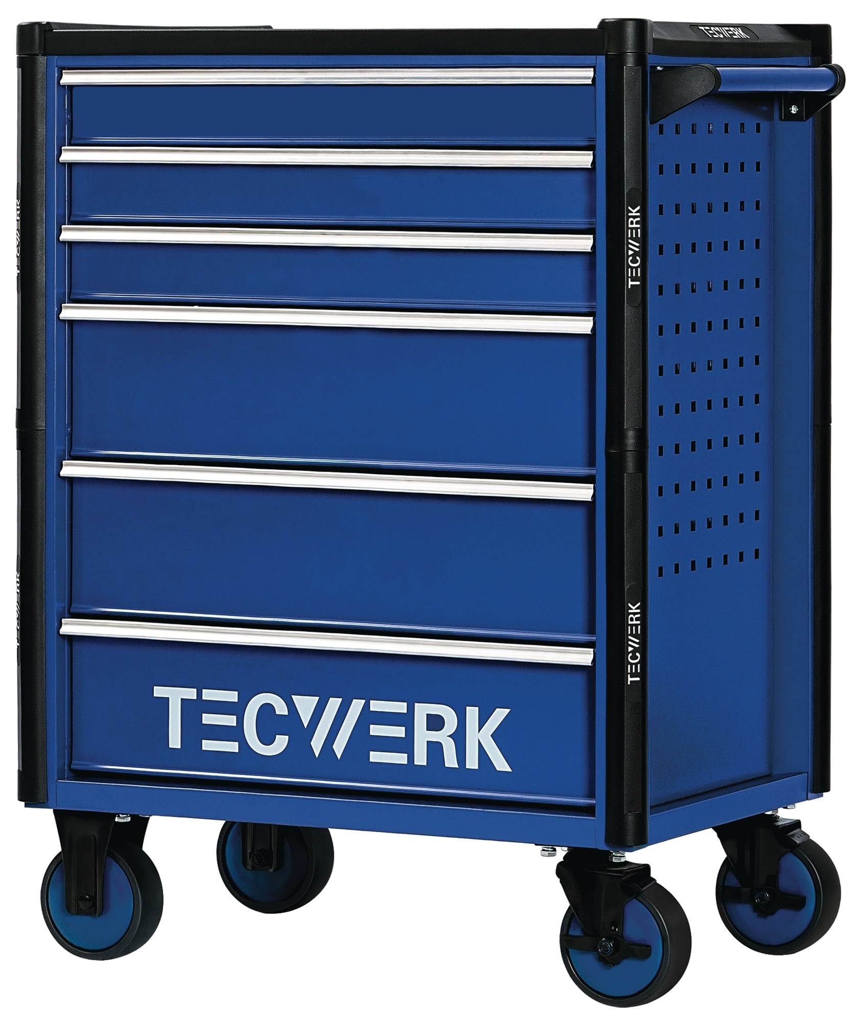 Werkzeugwagen TREND 2.0 B745xT475xH950mm 300kg 6Schubl.unbest.Stahlbl.TECWERK