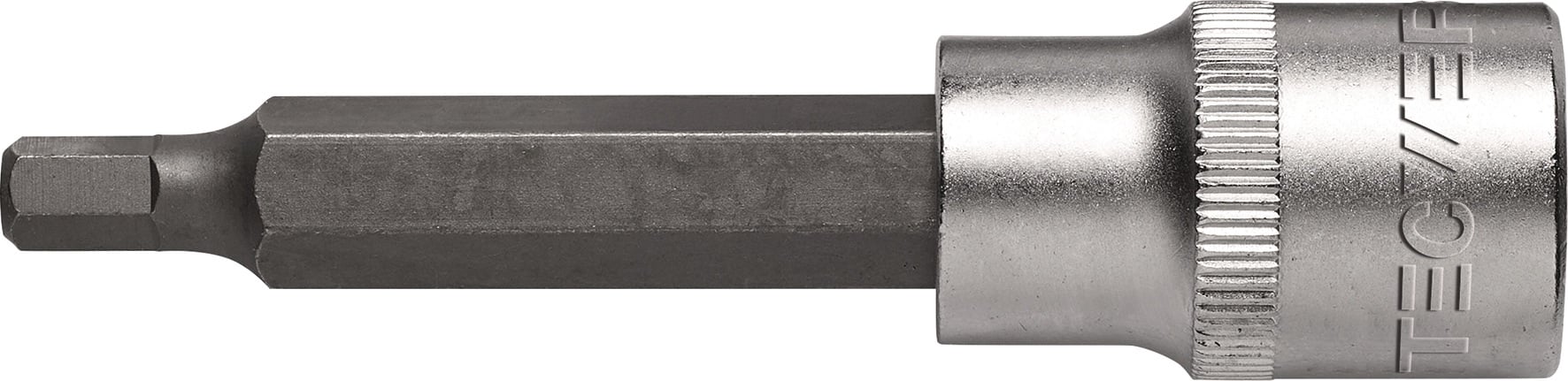Steckschlüsseleinsatz 1/2 Zoll Innen-6-kant SW 6mm L.90mm TECWERK