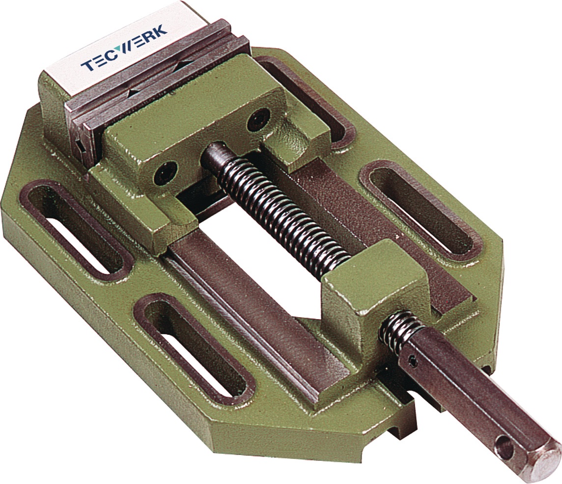 Bohrmaschinenschraubstock Backen-B.80mm Spann-W.70mm TECWERK