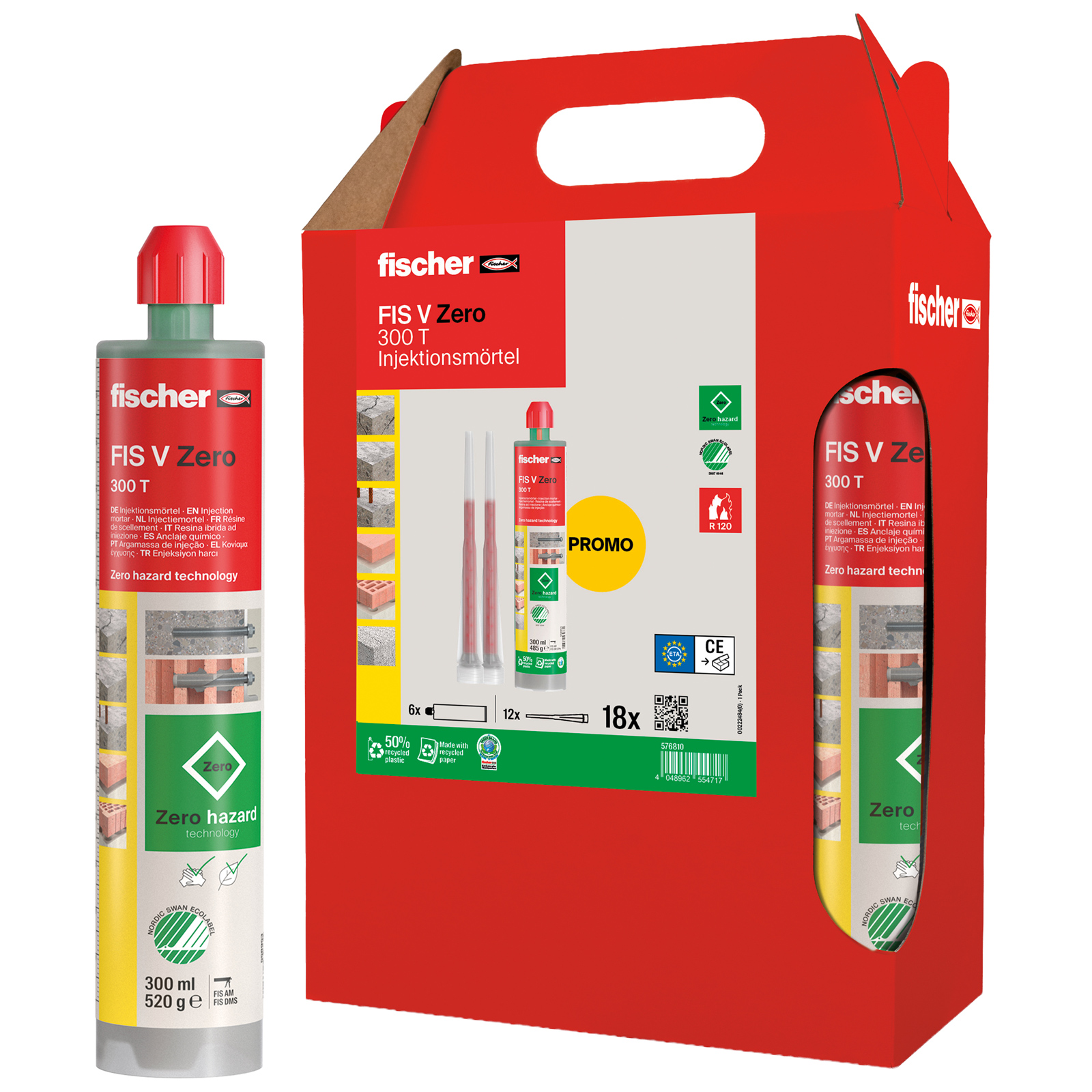 Fischer Montagemörtel FIS V Zero 300 T - 576810