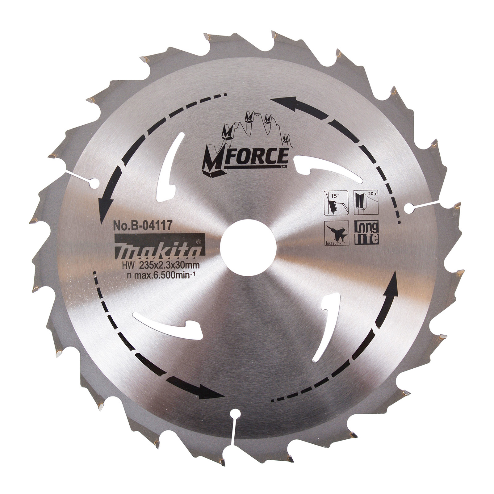 Makita M-FORCE Sägeblatt 235x20Z - B-04117
