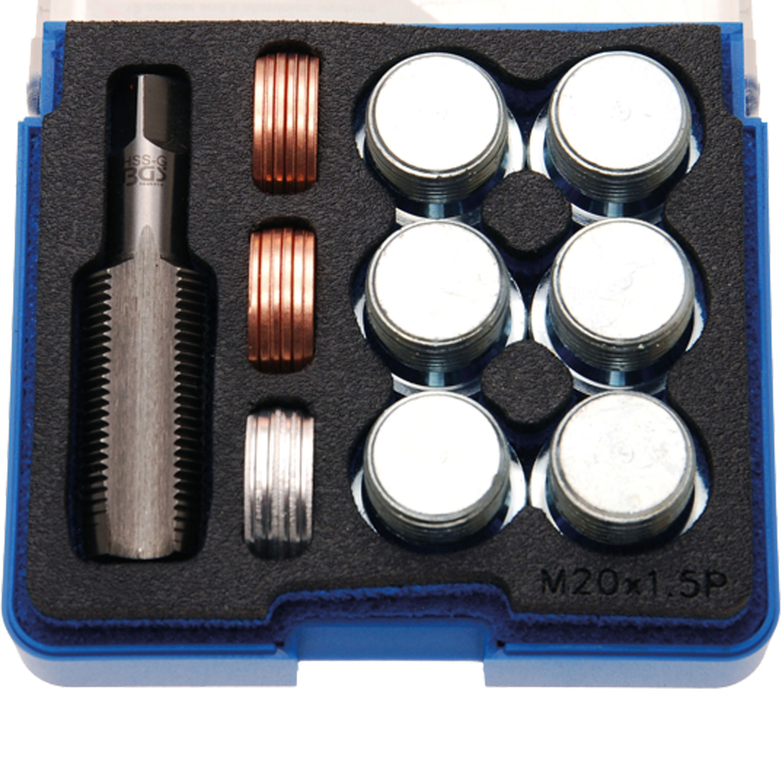 BGS Reparatursatz für Öl-Ablass-Gewinde M20 x 1,5 mm - 159