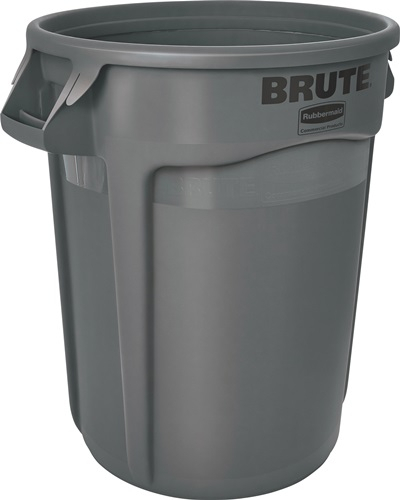 RUBBERMAID Mehrzwecktonne grau 121l PE Außen-Ø560xH692mm - FG263200GRAY