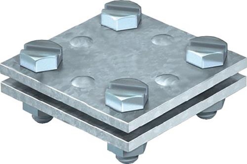 Kreuzverbinder nach DIN EN 62561-1 flach / flach 30 mm - 1010