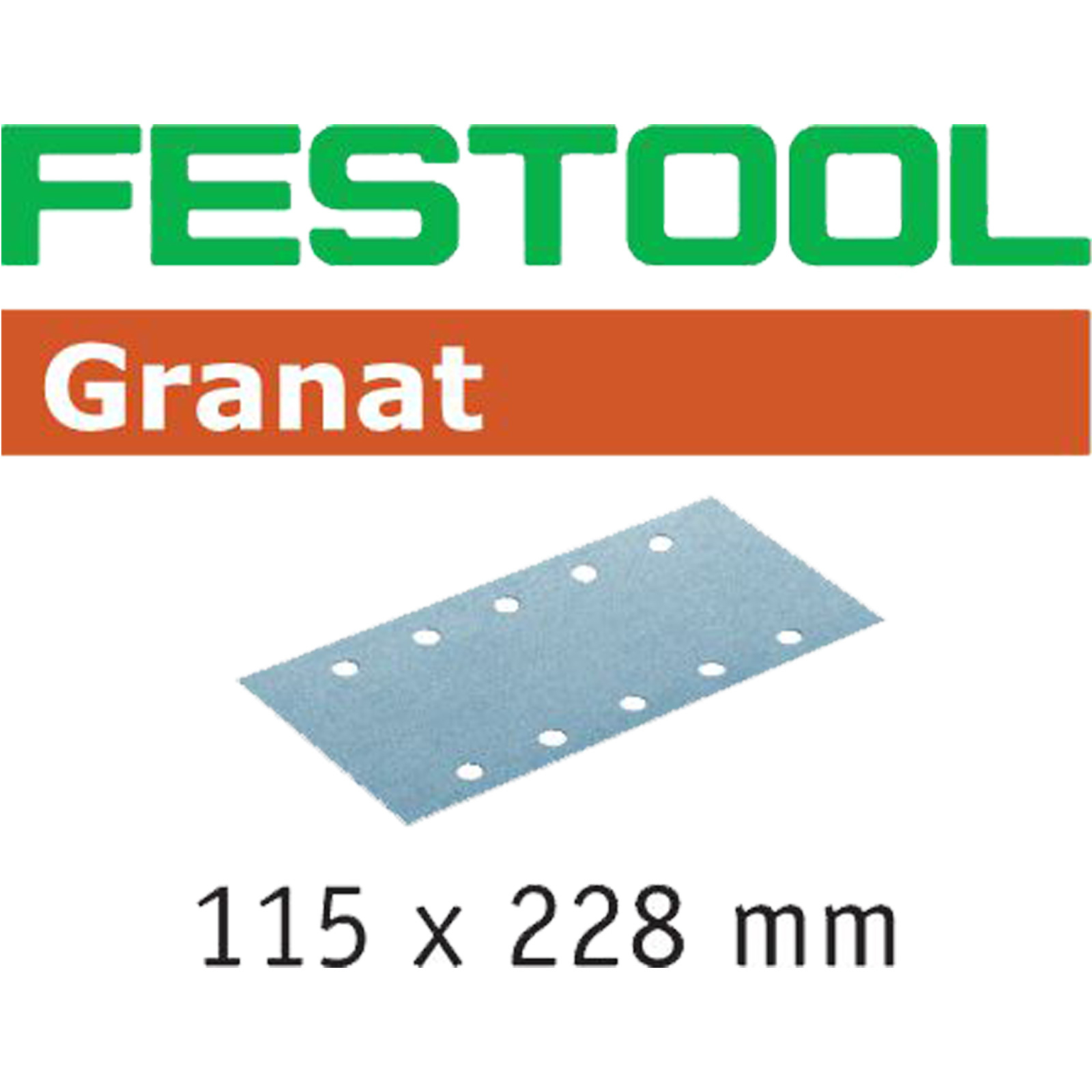 Festool Schleifstreifen Granat STF 115X228 P240 GR/100 - 498951